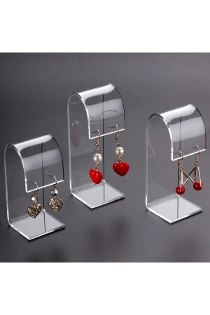MNZ-Plexiglass Earring Stand 3 قطع - Plex