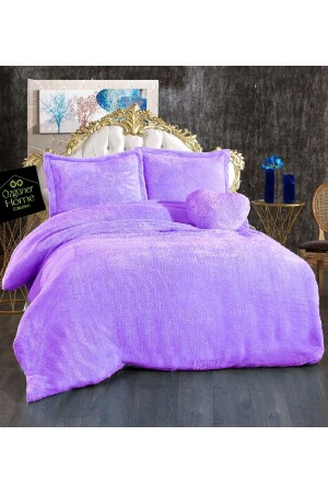 مجموعة غطاء غطاء مزدوج MNZ-Plush (100% محلية) PN20102022001 - HARİKA PELUŞ FABRİKASI