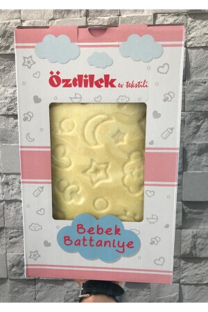 غطاء الطفل من نوع MNZ-Plush -Bakucuzaal Yellow- 100x120 سم BKUCZL - Özdilek