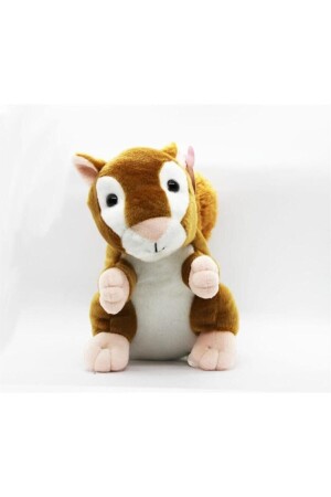 MNZ-Plush Squirrel 23 سم 2 الألوان Kzl Df S3248 - Toystop