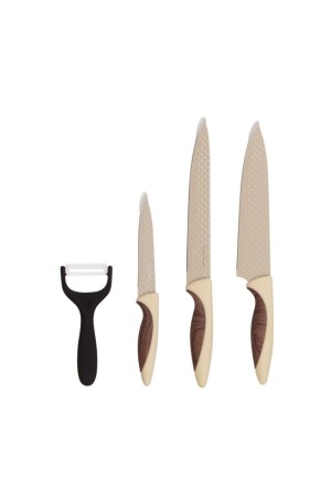 MNZ-Pluto فولاذ الكروم 4 قطع سكين مجموعة كريم 71305693 - Pierre Cardin
