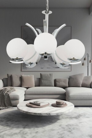 MNZ-Pluto 5-piece Chrome مطبخ جديد غرفة المعيشة الشنادل 7000-1106-10-05 - Apliqa