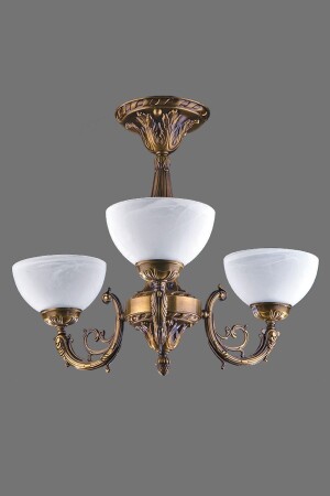 MNZ-Polo 3 Arm Chandelier قديمة BS. 7192-52-43 - Avize çarşısı