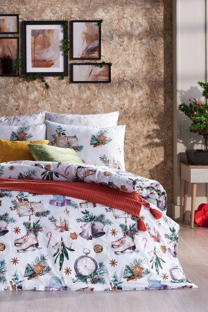 MNZ-Polycotton Skate Duvet Cover Set مضاعفة - خضراء 2Q9NTKPLCT0020102 - Doqu Home