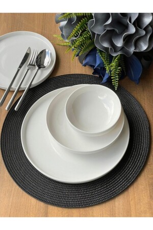 MNZ-Porcelain عصرية بسيطة عشاء 24 قطعة مجموعة ل 6 أشخاص ymk54 - GULHANILE