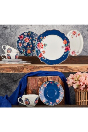 MNZ-Porcelain 30 قطعة طعام الإفطار مجموعة 51031 AR51031 - Aryıldız