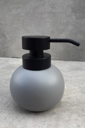 MNZ-Porcelain Liquid Soap Dispenser المطهر المطهر المطهر الصبغ الرمادي الصبي المطهر السائل TRVLTMBL-1 - Trouvaille