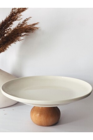 MNZ-Porcelain Presentation Bowl-foot-presentation bowl-cucumber-fruit plate-cookie-holder-presentation bowl-bowl-presentation bowl-foot-bowl - Madas Desıgn