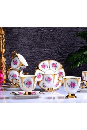 MNZ-Porcelain Stella مجموعة من الكؤوس ذات 6 أقدام 90 كلم Ist-142 İST-142 - Kosova