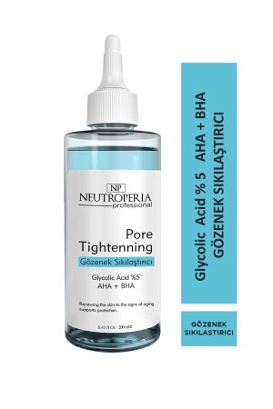 MNZ-Pore التثبيت والتنقية الصوتية 200 مل حمض الجليكوليكي 5% Aha + Bha. GZSTNK - NEUTROPERIA