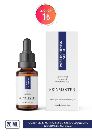 سيروم رعاية مكثفة MNZ-Pore للمساعدة في إزالة الرؤوس السوداء والثدي (bha، B3, Ha) S1000006 - SkinMaster