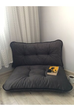 MNZ-Pouf Honeycomb Front Pallet Floor Cushion Set مضاعفة الأنتراكيت 70x100 سم - Lavinia Puf