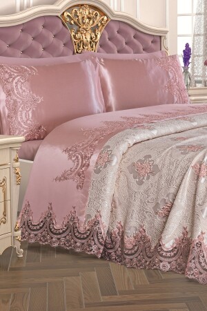 MNZ-Powder فرنسية مُتَعَلَّقَة بـ Eylül Pique Set 206189 - Çeyiz Diyarı