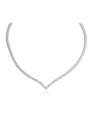 MNZ-Premium V التفاصيل الكريستال الحجر Rhinestone قلادة - Everglow Jewelry