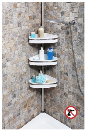 MNZ-Primanova Fına Corner Set Alu. أبيض M-N39-01 - Prima Nova