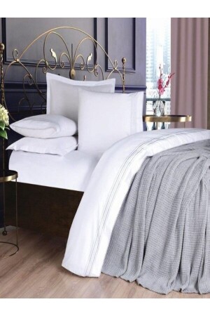 ملابس الخياطة من MNZ-Prıme غطاء عروسة مجموعة رمدية 8697353579318 - Özdilek