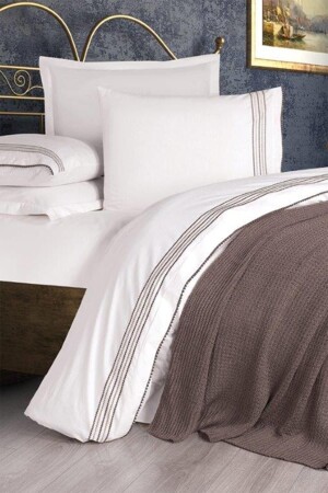 ملابس الخياطة من نوع MNZ-Prime Set عروسية مع بطانية (7 قطع) - بيج EVTGÇSÖZDL00071 - Özdilek