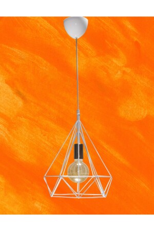 MNZ-Prism Matte White شمعة واحدة 10096101 - MŞ Aydınlatma