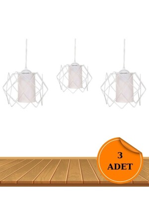 MNZ-Prism White Mica White Pendant Lamp شاندليير VZZ0040 - MHK Collection