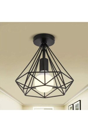 MNZ-Prizma سوداء الروستيكية الوهامة الوحيدة 00015 - LİVORA LIGHTING