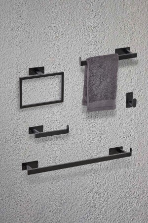 MNZ-Profile 5 Piece Square حمام الملحقات مجموعة Vg-1051 -m5 VG-1051 - vipgross