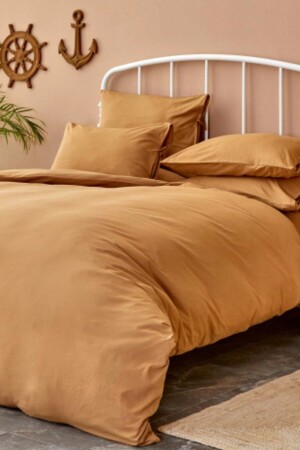 مجموعة غطاء غطاء واحد من الخردل MNZ-Pruva Mustard Set 180. 01. 01. 0415 - Nautica Home