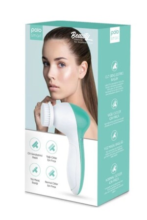 فرشاة تنظيف الوجه MNZ-Psc02 - POLO-107 البيضاء - Polosmart