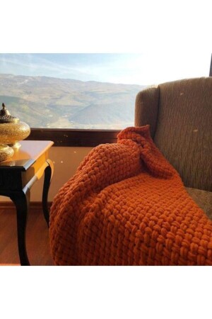 MNZ-Puffy Wicker Model Sofa Throw SMYY365 - SMYY