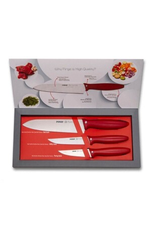مجموعة سكين MNZ-Pure Line Knife Set 3-48010 - Pirge