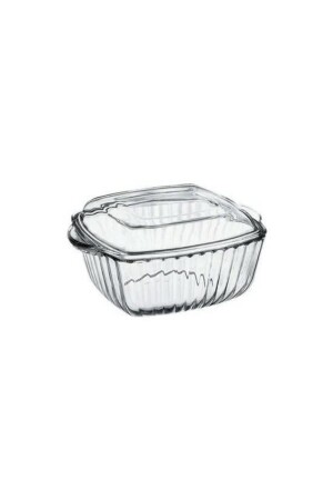 MNZ-Pyrex مربع الخزف مع غطاء 1870cc 8693357192522 1017148 - Paşabahçe