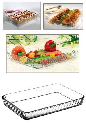 سلة MNZ-Pyrex مستطيلة PSBHC-59204 - Paşabahçe