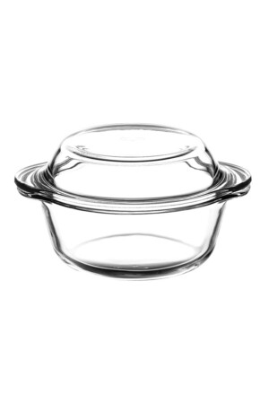 MNZ-Pyrex Round Mini Saucepan مع الغطاء 59033 - Paşabahçe