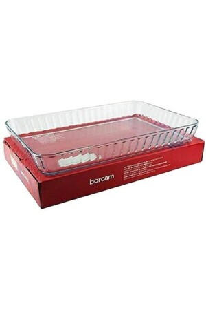 MNZ-Pyrex Tray مستطيل كبير Fma03121 Z-59204 - Paşabahçe