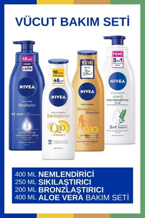 MNZ-Q10 التثبيت والتثبيت المبرونز Q10 & Body Milk & Aloe Vera Body Lotion - Nivea