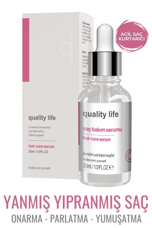 MNZ-QL زيت رعاية الشعر Argan Keratin زيت رعاية الشعر Serum للشعر المحروق والضرر - Quality Life