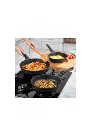 MNZ-Quartz 3 قطع معدنية التيتانيوم غطاء مقاوم للنيران غير القابض 20 24 28 سم معدنية البيانات المعدنية 134101 - Amboss