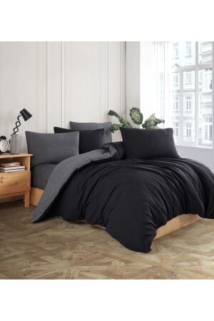 مجموعة من غطاءات القماش مزدوجة من سلسلة MNZ-Quartz مع أوراق مرنة والقطن 4 قطع - B2b Plus