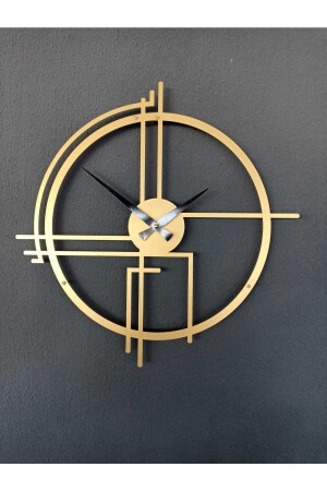 MNZ-Querencia الذهب المعدني - ساعة الجدار الذهب 1.5 مليمتر سمك 50 × 50 سم querencia40 - Gowpenart