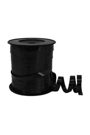 MNZ-Rabant Raffia Ribbon Ribbon Black (الربع: 8 مم) 200 متر - Elitetime