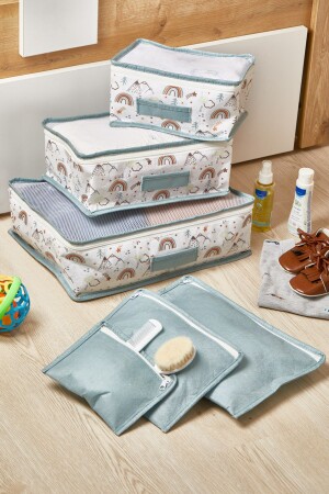 مجموعة منظمة الحقيبة من سلسلة MNZ-Rainbow - Serstil