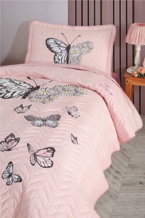 MNZ-Ranforce 100% القطن الواحد غطاء السرير مجموعة RYTÖT-DAI-V1MİN-CLS-P - Clasy