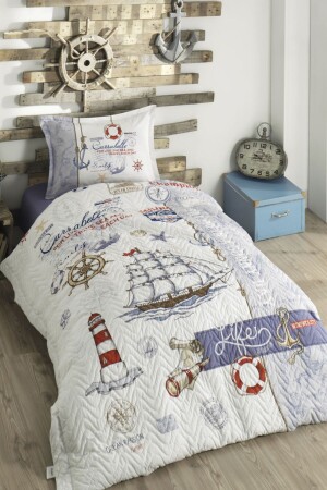 MNZ-Ranforce 100% القطن واحد أربع الموسم مجموعة Sailife RDT-SAİ-V1MAV-CLS-P - Clasy