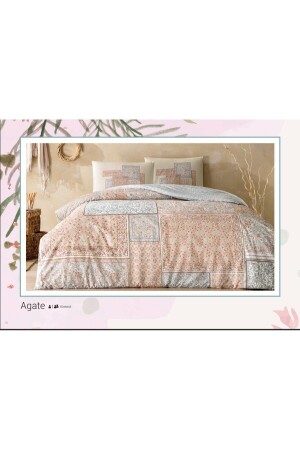 غطاء منشطات MNZ-Ranforce سجلات الأجيت مزدوجة بدون مرنة 200 سم × 220 سم - Taç