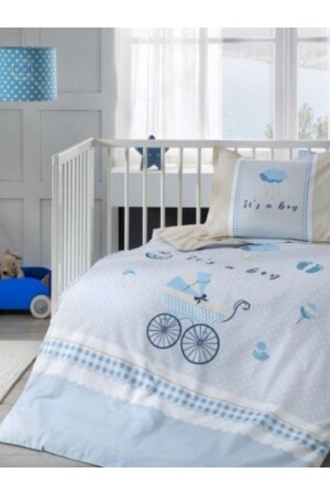MNZ-Ranforce Baby Duvet Cover Set جويتز أزرق - Özdilek