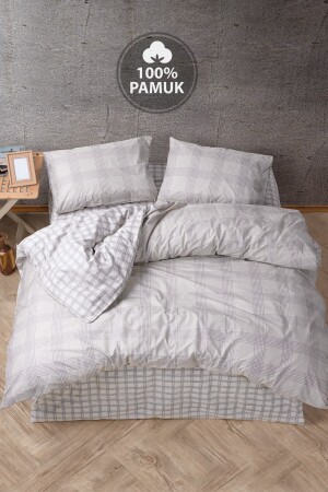 MNZ-Ranforce غطاء غطاء مزدوج مع الأوراق المثبتة بلايد بيج CC1761p - Casa Carina