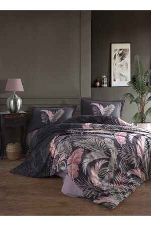 MNZ-Ranforce Duvet Cover Set مزدوجة Hena V1 أنتراتيت 8681727218330 - Clasy