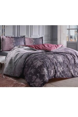 MNZ-Ranforce Duvet Cover Set واحد ديتسي بنفش ST23286 - Özdilek