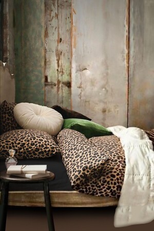 MNZ-Ranforce Leopard Double Duvet Cover Set AWCT-0208 - Always