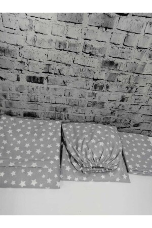 MNZ-Ranforce Woven (غطاء غطاء مع غطاء+صفحة مرنة+غطاء وسادة واحد) STAR-01 - Garden Home