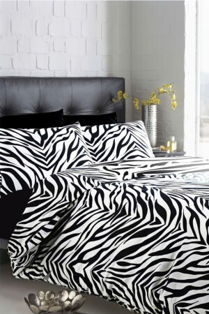 MNZ-Ranforce Zebra Double Duvet Cover Set AWCT-148 - Always